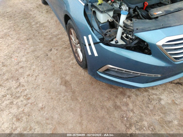 2015 HYUNDAI SONATA 2.4L SE VIN: 5NPE24AF9FH180827