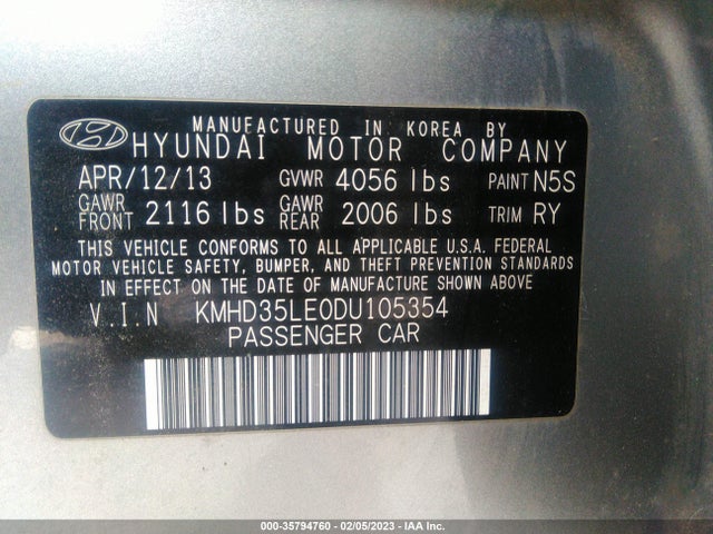 Hyundai ELANTRA GT 2013 KMHD35LE0DU105354 Image 9