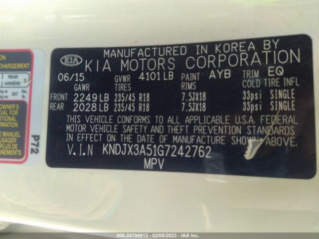 KNDJX3A51G7242762 KIA Soul
