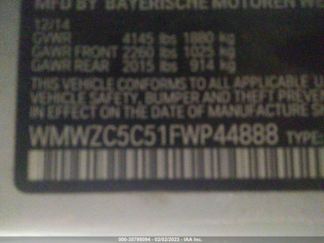 WMWZC5C51FWP44888 Mini Cooper