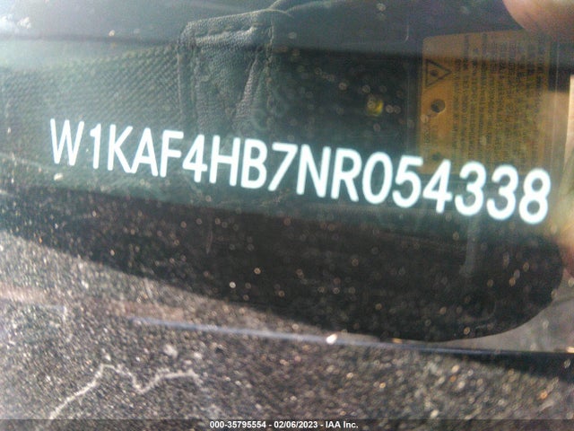 2022 Mercedes-Benz C-Class, VIN: W1KAF4HB7NR054338