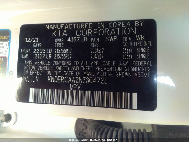 2022 Kia Seltos, VIN: KNDERCAA2N7304725