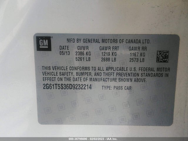Cadillac XTS 2013 2G61T5S36D9232214 Image 10