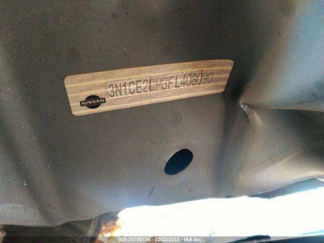 3N1CE2CP3FL408090 Nissan Versa Note S/s Plus/sv/sr/sl