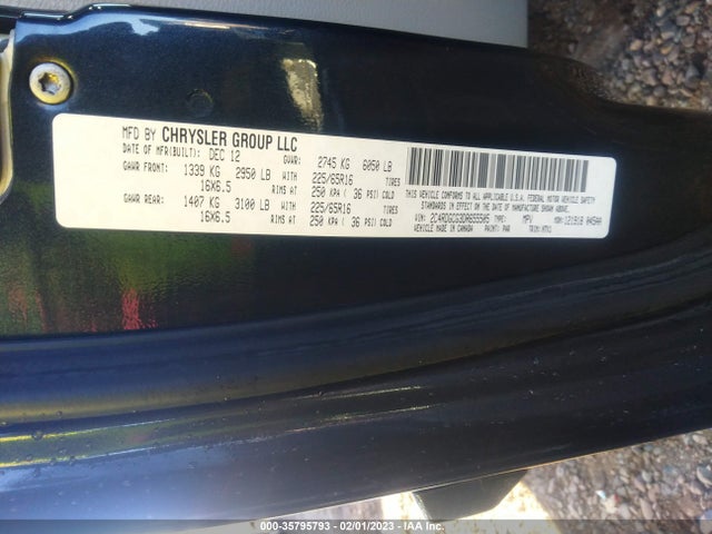 Dodge Grand Caravan Sxt 2013 2C4RDGCG3DR655505 Image 9