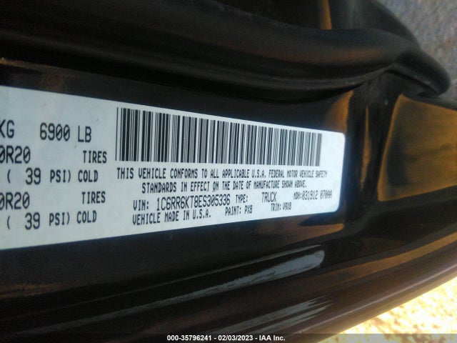 RAM 1500 Express 2014 1C6RR6KT8ES305336 Image 9