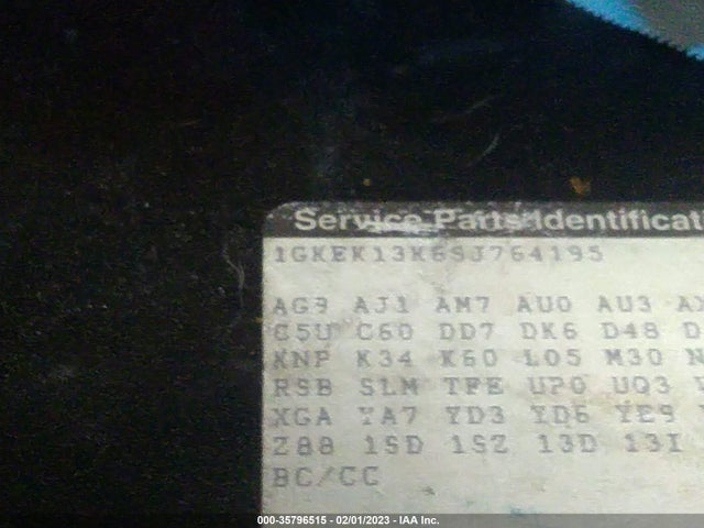 GMC Yukon 1995 1GKEK13K6SJ764195 Image 10