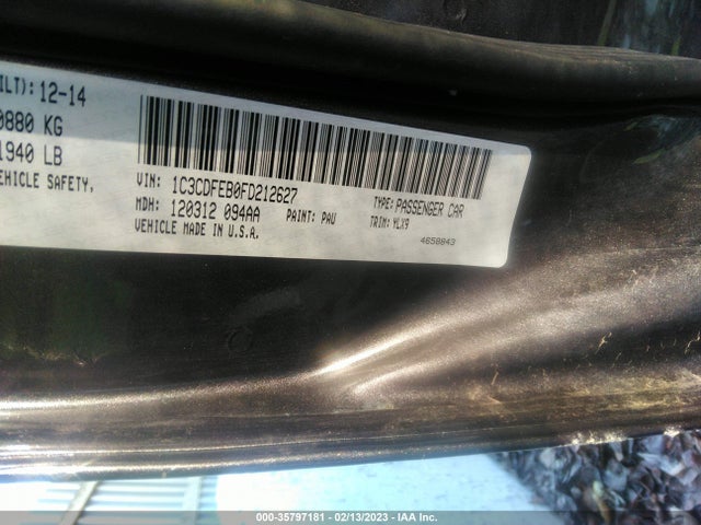 Dodge DART GT 2015 1C3CDFEB0FD212627 Image 9