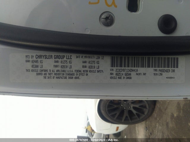 Dodge Challenger R/t 2012 2C3CDYBT1CH294410 Image 10