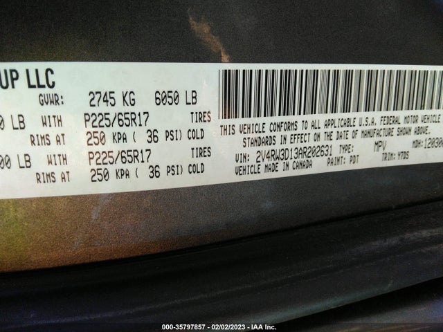 Volkswagen ROUTAN SE 2010 2V4RW3D13AR202631 Image 10