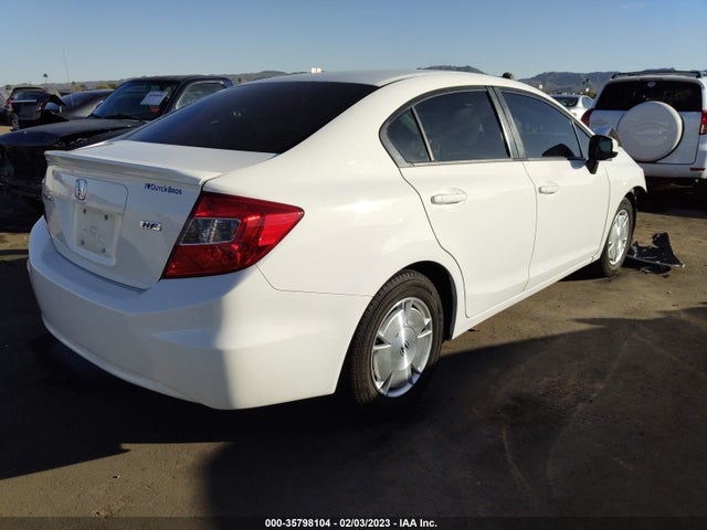 2012 HONDA CIVIC SDN HF VIN: 2HGFB2F66CH529899