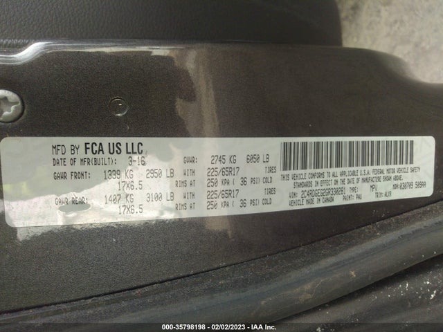 Dodge Grand Caravan R/t 2016 2C4RDGEG2GR330281 Image 11