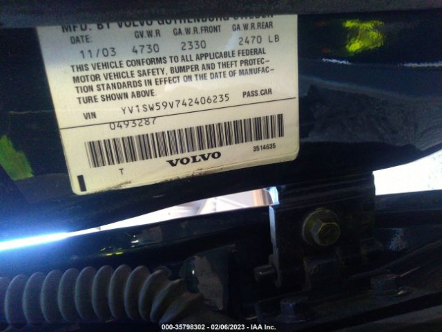 YV1SW59V742406235 Volvo V70