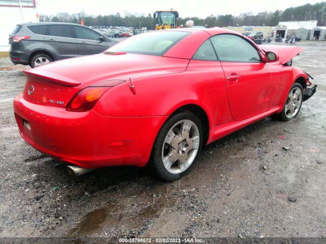 2004 LEXUS SC 430 VIN: JTHFN48Y140060712