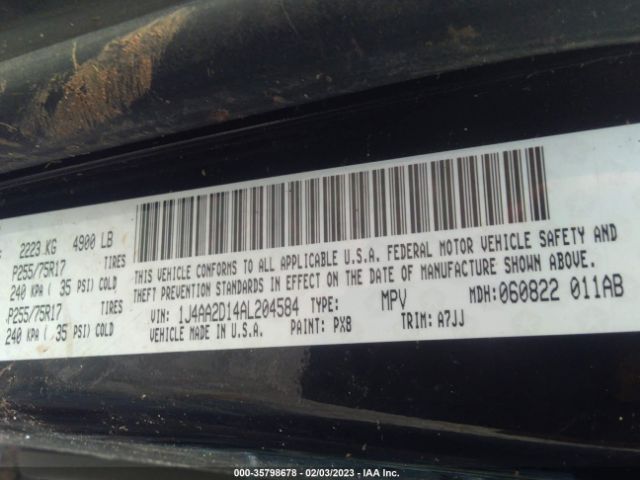 1J4AA2D14AL204584 Jeep Wrangler Sport