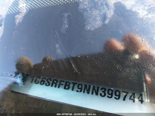 1C6SRFBT9NN399744 RAM 1500 Big Horn