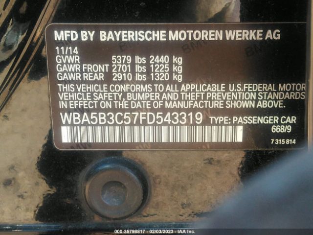 WBA5B3C57FD543319 BMW 5 Series 535i Xdrive