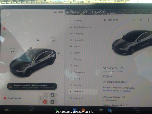 Tesla Model 3 Range Battery 2018 5YJ3E1EA2JF039942 Image 8