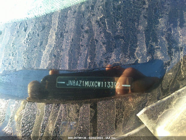 2012 NISSAN MURANO LE VIN: JN8AZ1MUXCW113392