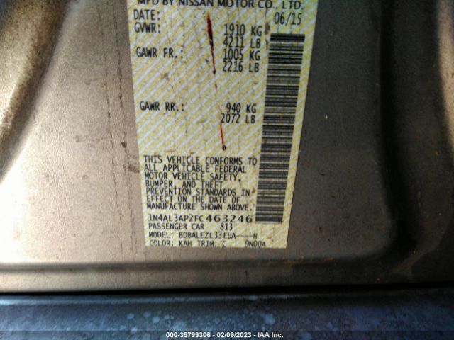 1N4AL3AP2FC463246 Nissan Altima 2.5 S