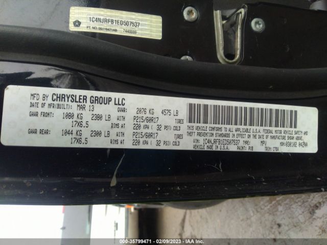 1C4NJRFB1ED507537 Jeep Patriot Latitude