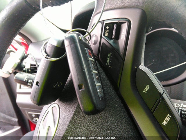 2013 HYUNDAI VELOSTER TURBO W/BLACK INT VIN: KMHTC6AE2DU145391