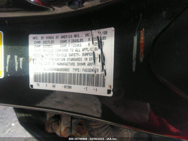 Acura TL TECH 2009 19UUA965X9A000683 Image 11