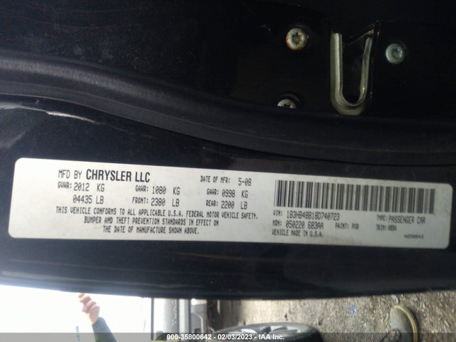Dodge Caliber Sxt 2008 1B3HB48B18D740723 Image 10