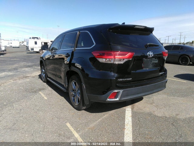2019 TOYOTA HIGHLANDER LIMITED VIN: 5TDDZRFH8KS715973