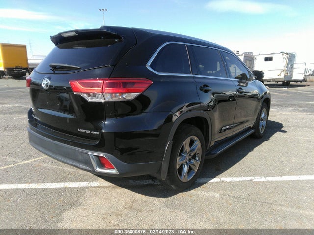 2019 TOYOTA HIGHLANDER LIMITED VIN: 5TDDZRFH8KS715973
