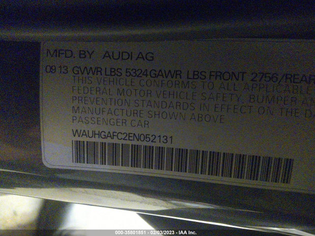 WAUHGAFC2EN052131 Audi A6 3.0t Prestige