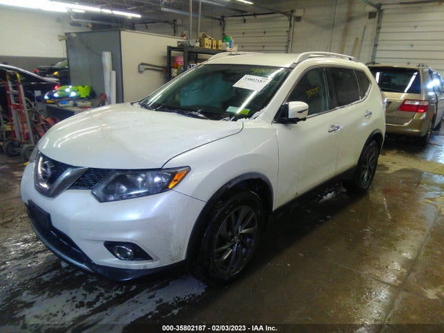 2016 NISSAN ROGUE SL VIN: KNMAT2MV5GP719419