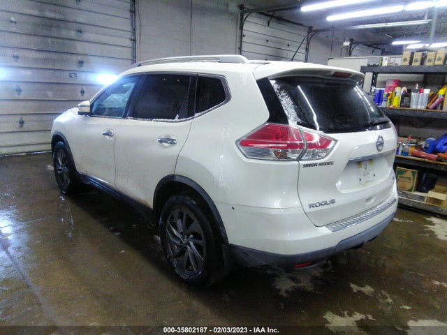 2016 NISSAN ROGUE SL VIN: KNMAT2MV5GP719419