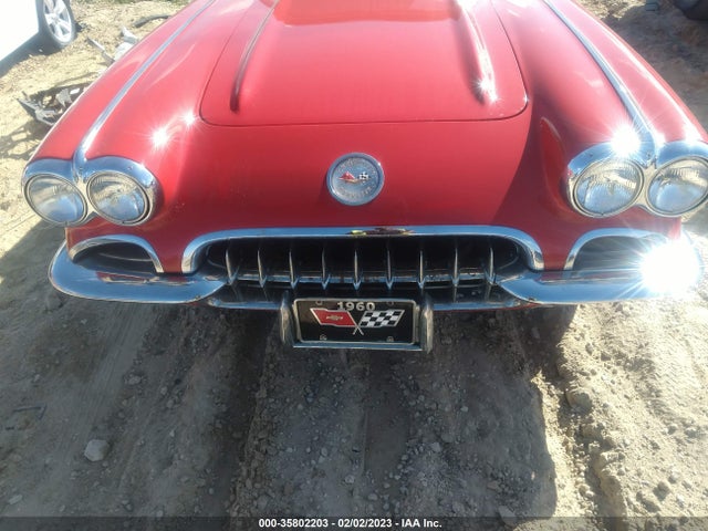 1960 CHEVROLET CORVETTE VIN: 00867S106576
