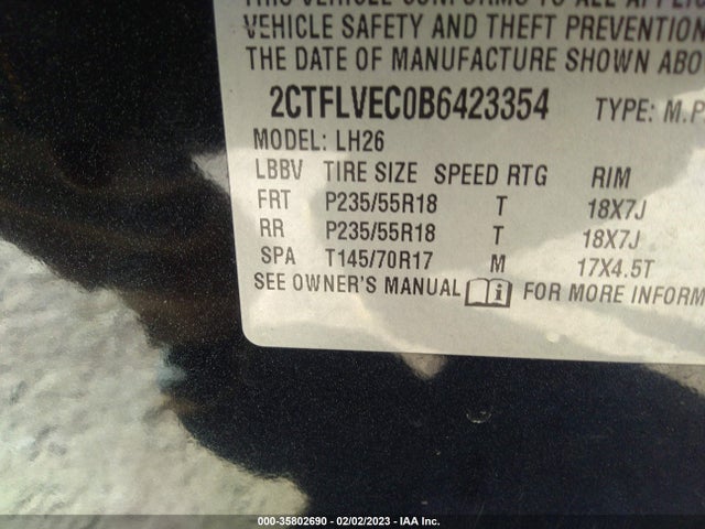 2011 GMC TERRAIN SLT-1 VIN: 2CTFLVEC0B6423354