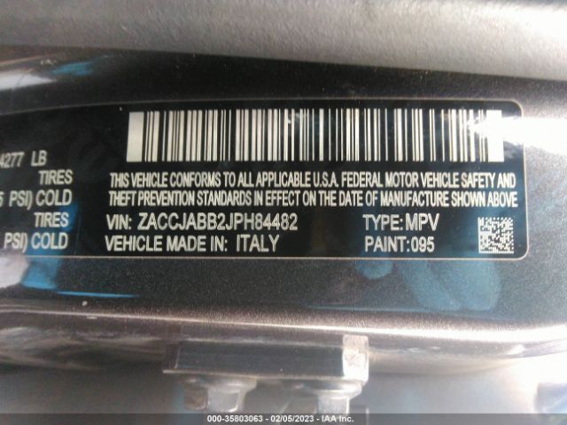 ZACCJABB2JPH84482 Jeep Renegade Latitude