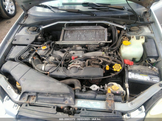 2002 SUBARU IMPREZA SEDAN WRX VIN: JF1GD29682G523899