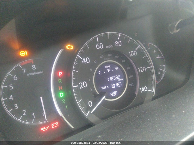 Honda Cr-v Ex-l 2013 2HKRM4H70DH694475 Image 9