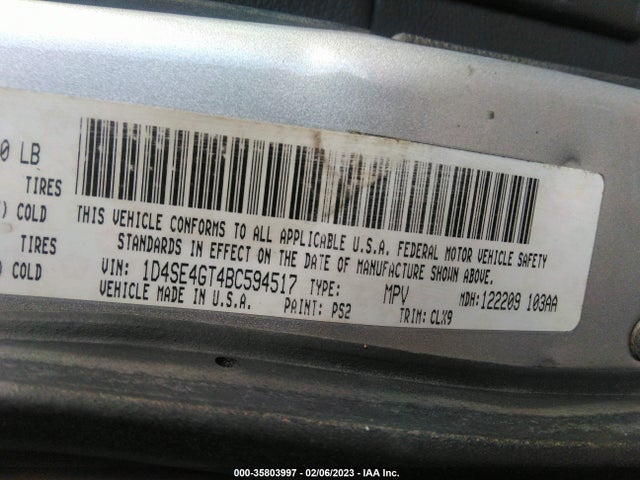 Dodge Durango Crew 2011 1D4SE4GT4BC594517 Image 10