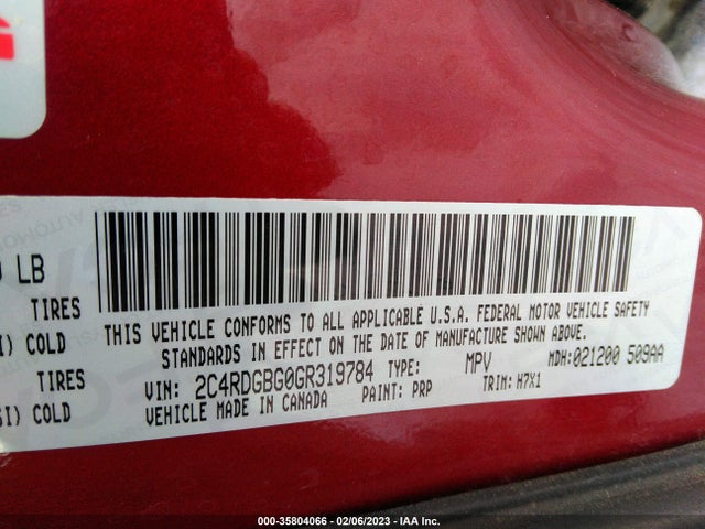 Dodge Grand Caravan Se 2016 2C4RDGBG0GR319784 Image 10