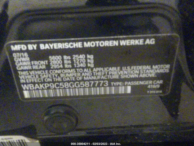 WBAKP9C58GG587773 BMW 5 Series 550i Xdrive
