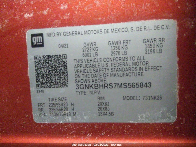 Chevrolet Blazer Lt 2021 3GNKBHRS7MS565843 Image 9