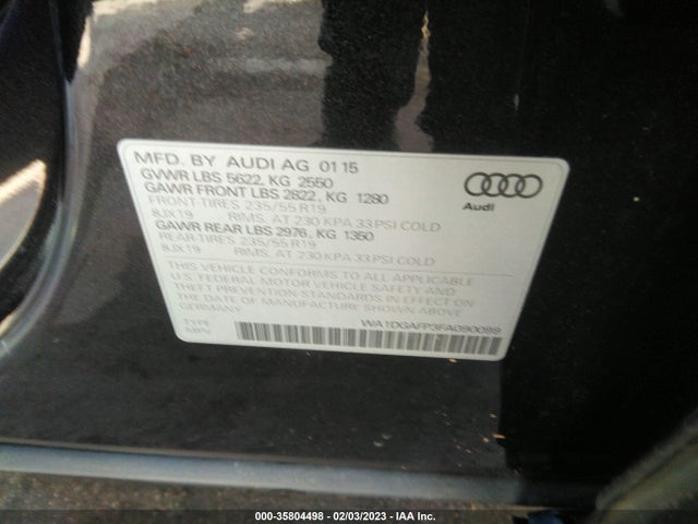 WA1DGAFP3FA090099 Audi Q5 Premium Plus