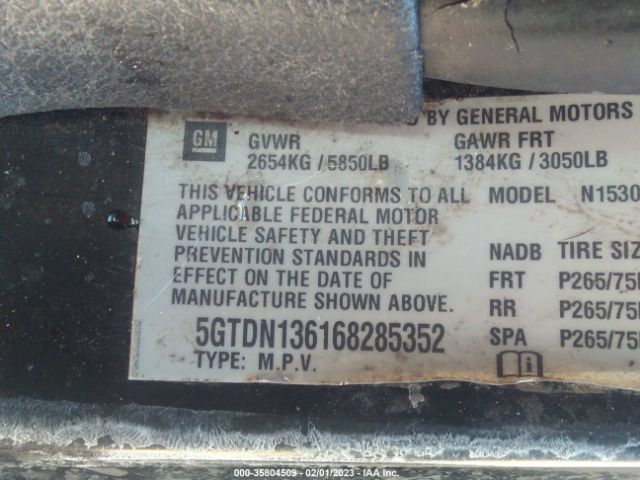 5GTDN136168285352 Hummer H3