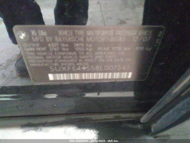 5UXFE43558L007545 BMW X5 3.0SI