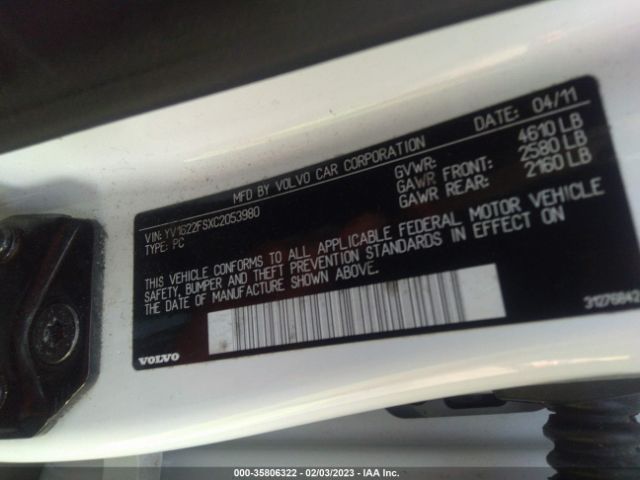 YV1622FSXC2053980 Volvo S60 T5