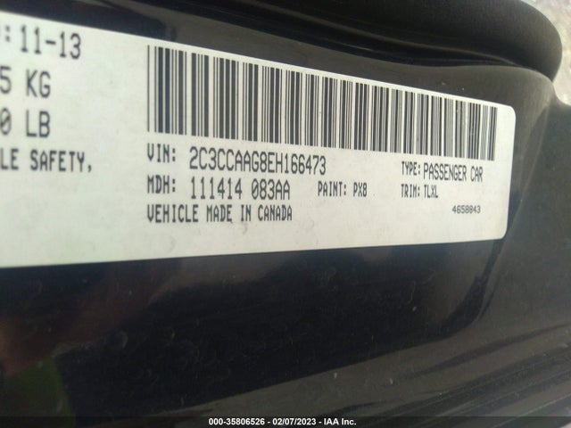 Chrysler 300 2014 2C3CCAAG8EH166473 Image 10