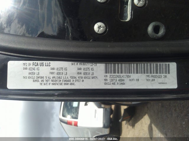 Dodge Challenger Sxt 2020 2C3CDZAG5LH117854 Image 9