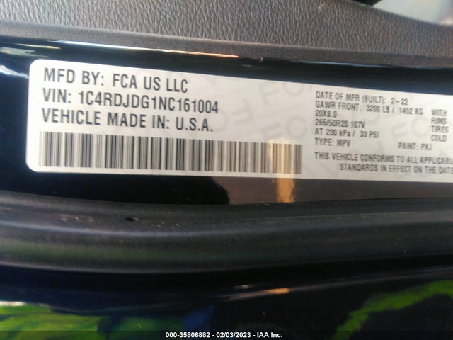 Dodge Durango Gt Plus 2022 1C4RDJDG1NC161004 Image 9