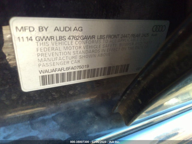Audi A4 PREMIUM 2015 WAUAFAFL6FA075019 Image 9